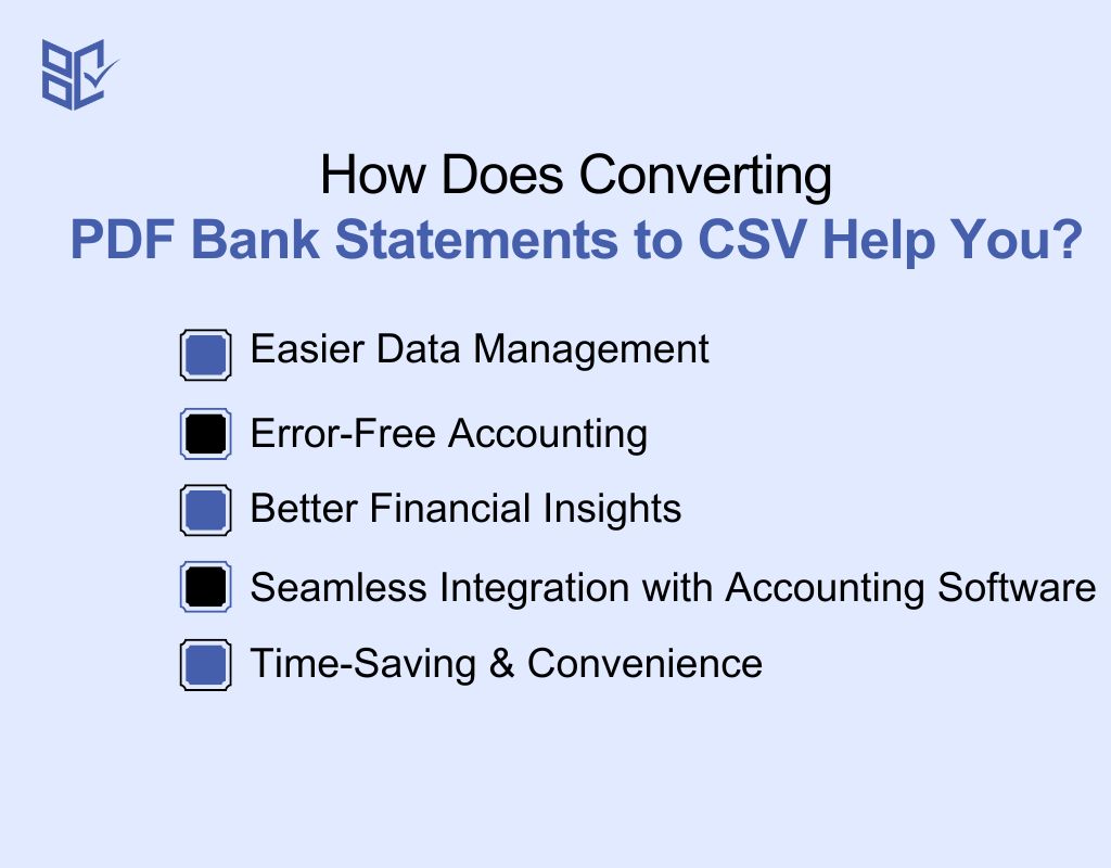 How Does Converting PDF Bank Statements to CSV Help You